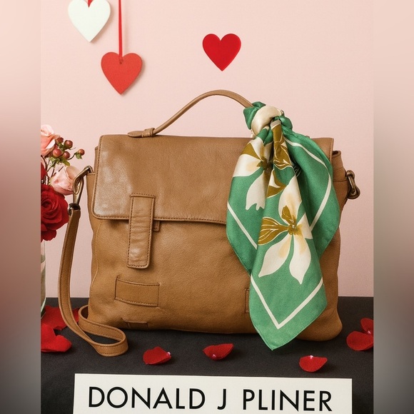 Donald J Pliner Leather Satchel - Picture 6 of 14